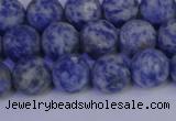 CSO532 15.5 inches 8mm round matte African sodalite beads wholesale