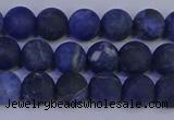 CSO542 15.5 inches 8mm round matte sodalite beads wholesale