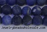 CSO543 15.5 inches 10mm round matte sodalite beads wholesale