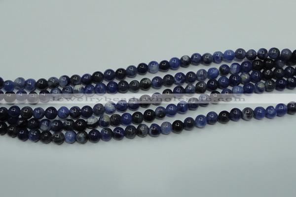 CSO60 15.5 inches 4mm round sodalite gemstone beads wholesale