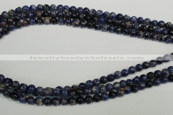 CSO61 15.5 inches 6mm round sodalite gemstone beads wholesale