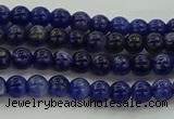 CSO631 15.5 inches 4mm round sodalite gemstone beads wholesale