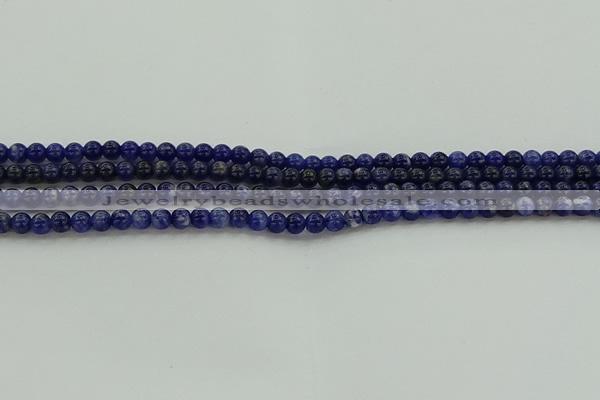 CSO631 15.5 inches 4mm round sodalite gemstone beads wholesale