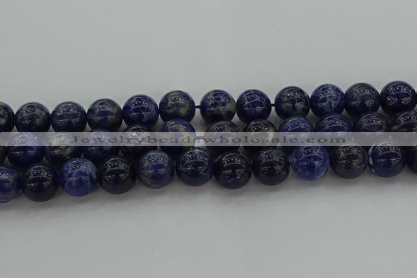 CSO636 15.5 inches 14mm round sodalite gemstone beads wholesale