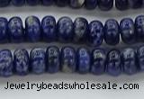 CSO651 15.5 inches 4*6mm rondelle sodalite gemstone beads