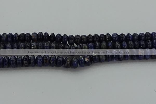 CSO654 15.5 inches 7*12mm rondelle sodalite gemstone beads