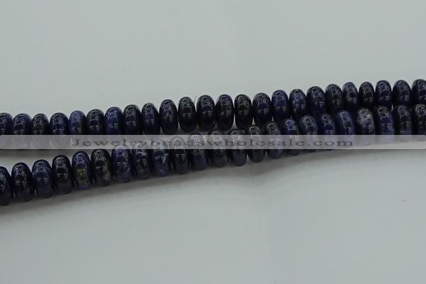 CSO655 15.5 inches 8*14mm rondelle sodalite gemstone beads