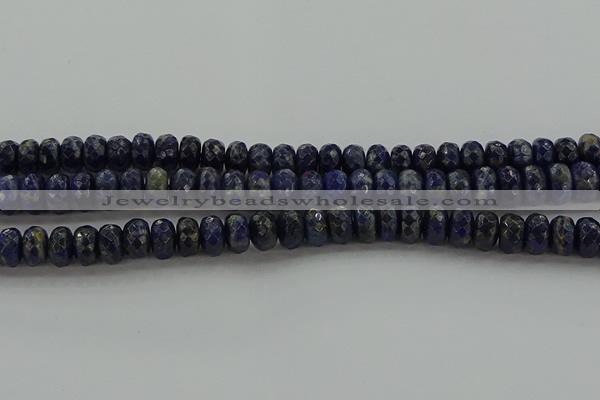 CSO663 15.5 inches 6*10mm faceted rondelle sodalite gemstone beads