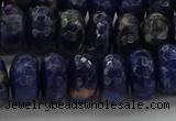 CSO664 15.5 inches 7*12mm faceted rondelle sodalite gemstone beads