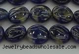 CSO671 15.5 inches 12mm flat round sodalite gemstone beads