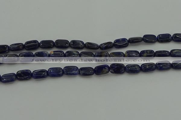 CSO695 15.5 inches 8*12mm rectangle sodalite gemstone beads