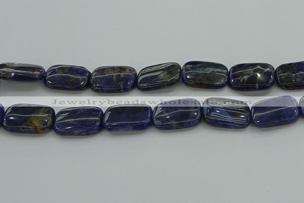 CSO700 15.5 inches 18*25mm rectangle sodalite gemstone beads