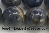 CSO837 15.5 inches 18mm round orange sodalite beads wholesale