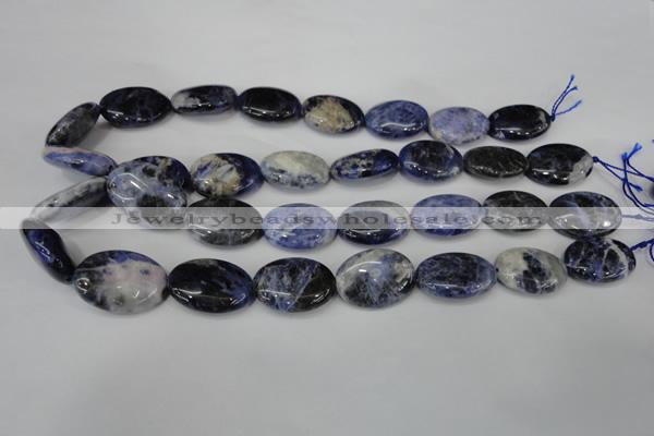 CSO92 15.5 inches 18*25mm oval sodalite gemstone beads