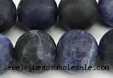 CSO928 15 inches 10mm round matte sodalite beads