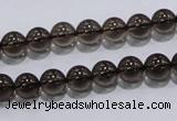 CSQ101 15.5 inches 8mm round grade AA natural smoky quartz beads