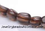 CSQ17 A grade multi sizes irregular natural smoky quartz beads