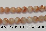 CSS15 15.5 inches 6mm round natural sunstone beads wholesale