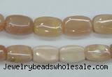 CSS210 15.5 inches 10*14mm rectangle natural sunstone beads