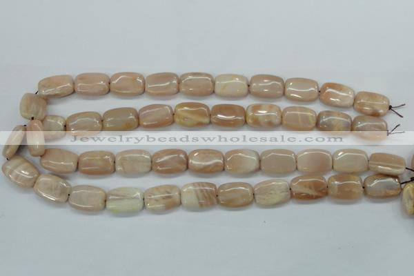 CSS211 15.5 inches 13*18mm rectangle natural sunstone beads