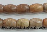 CSS251 15.5 inches 12*16mm drum natural sunstone beads