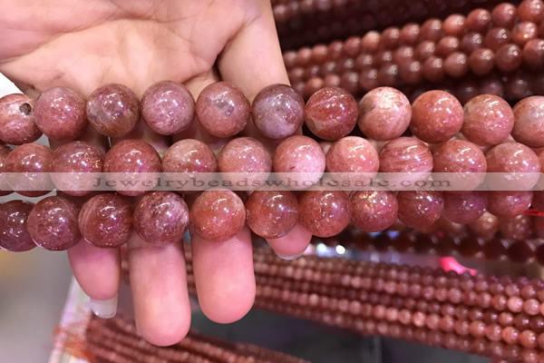 CSS305 15.5 inches 14mm round golden sunstone gemstone beads