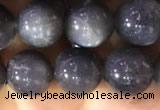 CSS317 15.5 inches 10mm round black sunstone gemstone beads