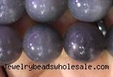 CSS318 15.5 inches 12mm round black sunstone gemstone beads