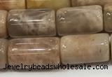 CSS401 15.5 inches 10*14mm - 10*17mm tube sunstone beads wholesale