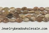 CSS408 15.5 inches 13*18mm flat teardrop sunstone beads wholesale