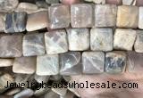 CSS425 15.5 inches 20*20mm square sunstone beads wholesale