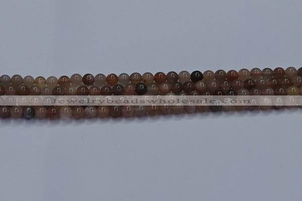 CSS631 15.5 inches 6mm round sunstone gemstone beads wholesale