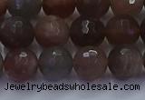 CSS643 15.5 inches 10mm faceted round sunstone gemstone beads