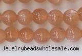 CSS703 15.5 inches 4mm round natural golden sunstone beads