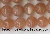 CSS704 15.5 inches 6mm round natural golden sunstone beads