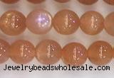 CSS708 15.5 inches 4mm round natural golden sunstone beads