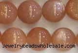 CSS710 15.5 inches 8mm round natural golden sunstone beads