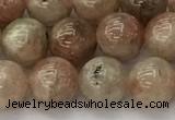 CSS722 15.5 inches 8mm round sunstone beads wholesale