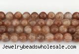 CSS756 15.5 inches 12mm round golden sunstone beads wholesale