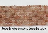 CSS760 15.5 inches 5mm round golden sunstone beads wholesale