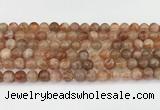 CSS763 15.5 inches 8mm round golden sunstone beads wholesale