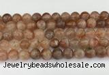 CSS764 15.5 inches 9mm round golden sunstone beads wholesale