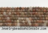 CSS775 15.5 inches 6mm round sunstone gemstone beads wholesale