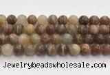 CSS778 15.5 inches 12mm round sunstone gemstone beads wholesale