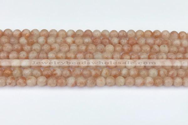 CSS790 15.5 inches 6mm round golden sunstone beads wholesale