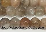 CSS805 15 inches 6mm round rainbow sunstone beads