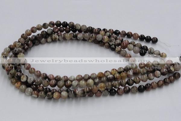 CST03 15.5 inches 8mm round staurolite gemstone beads wholesale