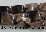 CST14 15.5 inches 12*16mm rectangle staurolite beads wholesale