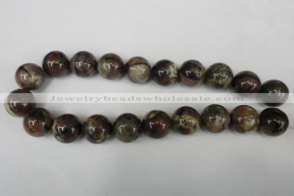 CST40 15.5 inches 20mm round staurolite gemstone beads wholesale