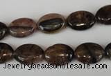 CST46 15.5 inches 10*14mm oval staurolite gemstone beads wholesale